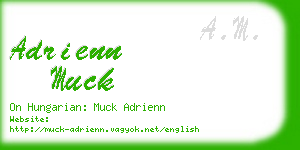 adrienn muck business card